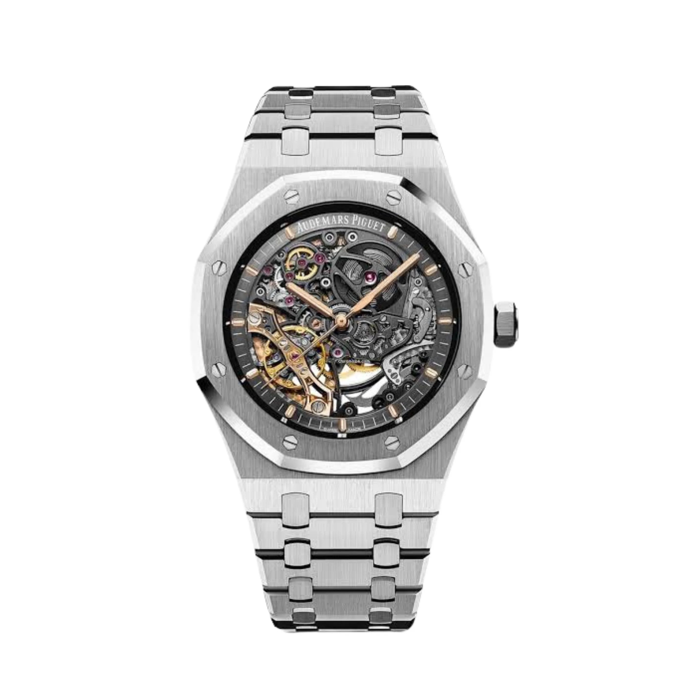 AUDEMARS PIGUET ROYAL OAK 41 DOUBLE BALANCE WHEEL - SILVER