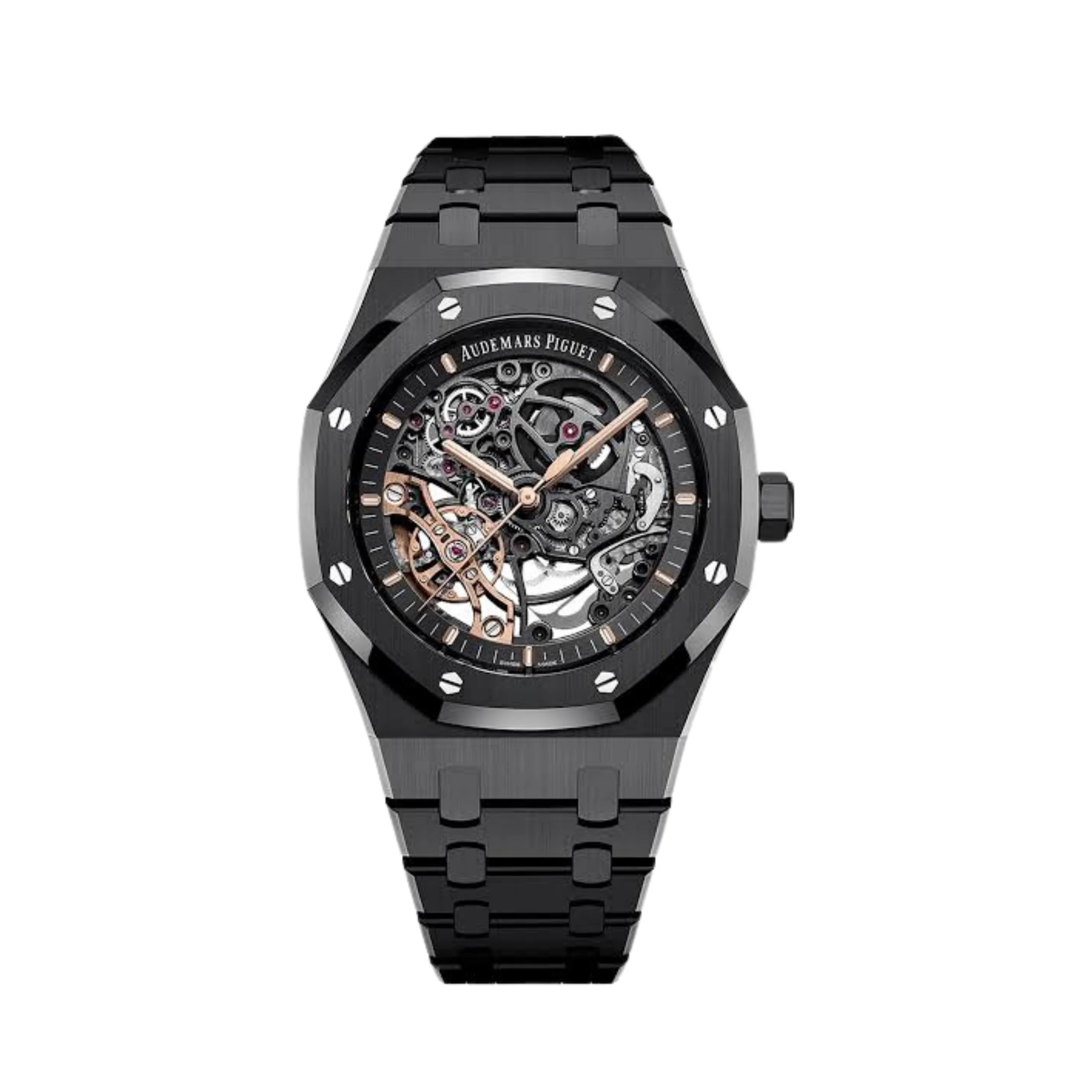 AUDEMARS PIGUET ROYAL OAK 41 DOUBLE BALANCE WHEEL - BLACK